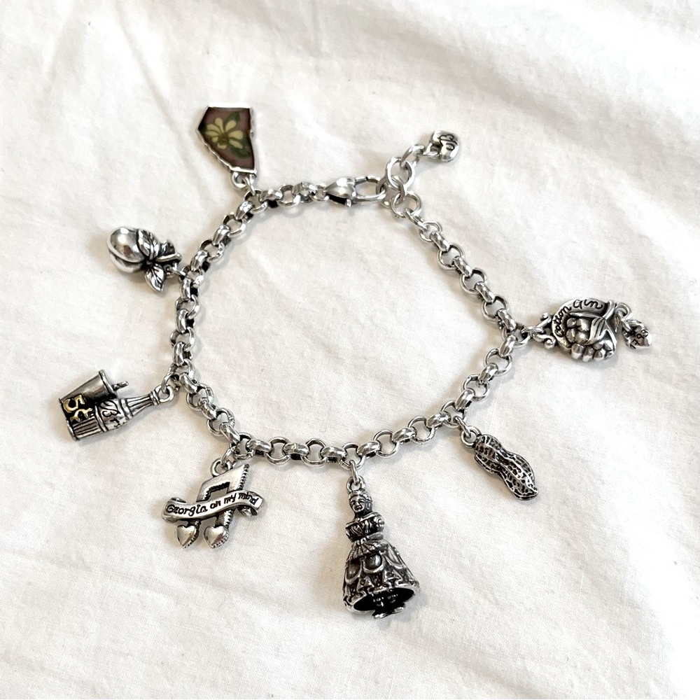Brighton Georgia Charm Bracelet - Silver